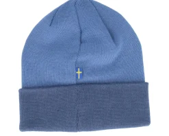 Vardag Classic Beanie Indigo Blue/Dawn Blue Cuff - Fjällräven
