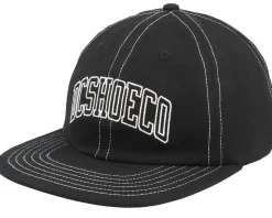 Varsity Cap Black Strapback - DC