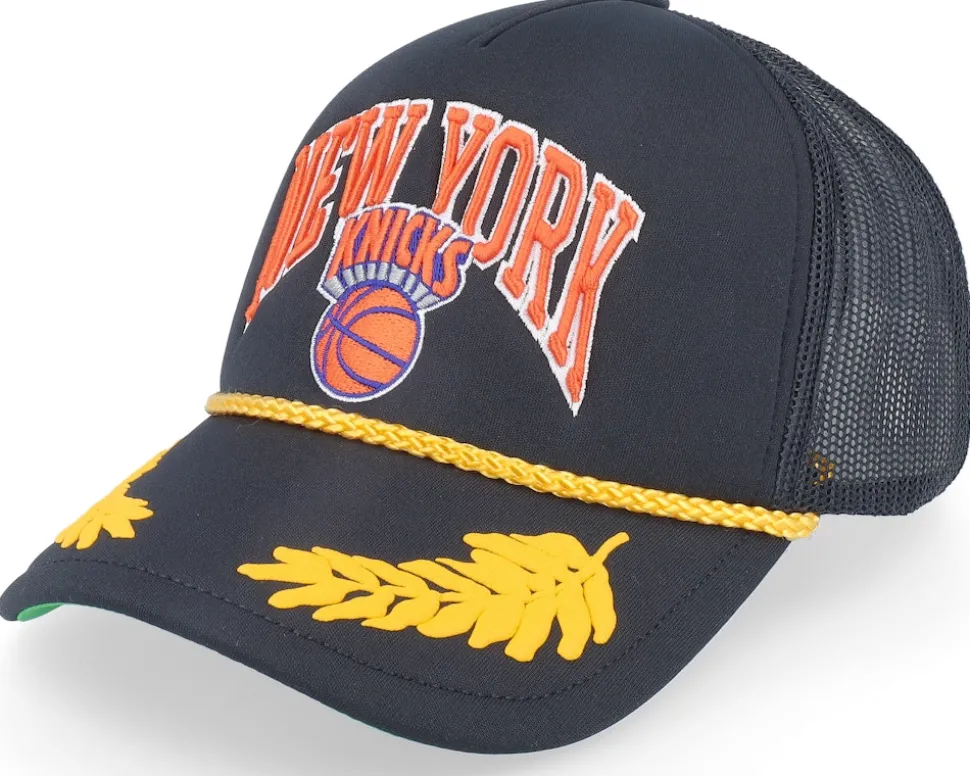 Vegas Golden Knights Gold Leaf Hwc Black Trucker - Mitchell & Ness