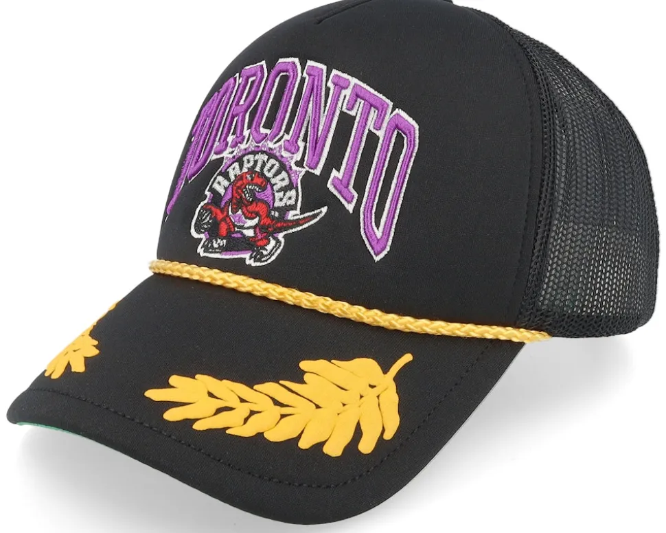 Vegas Golden Knights Gold Leaf Hwc Black Trucker - Mitchell & Ness