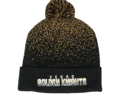 Vegas Golden Knights Iconic Gradiant Beanie Black/Harvest Pom - Fanatics