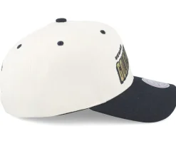 Vegas Golden Knights Retro Type Pro Off White/Black Adjustable - Mitchell & Ness