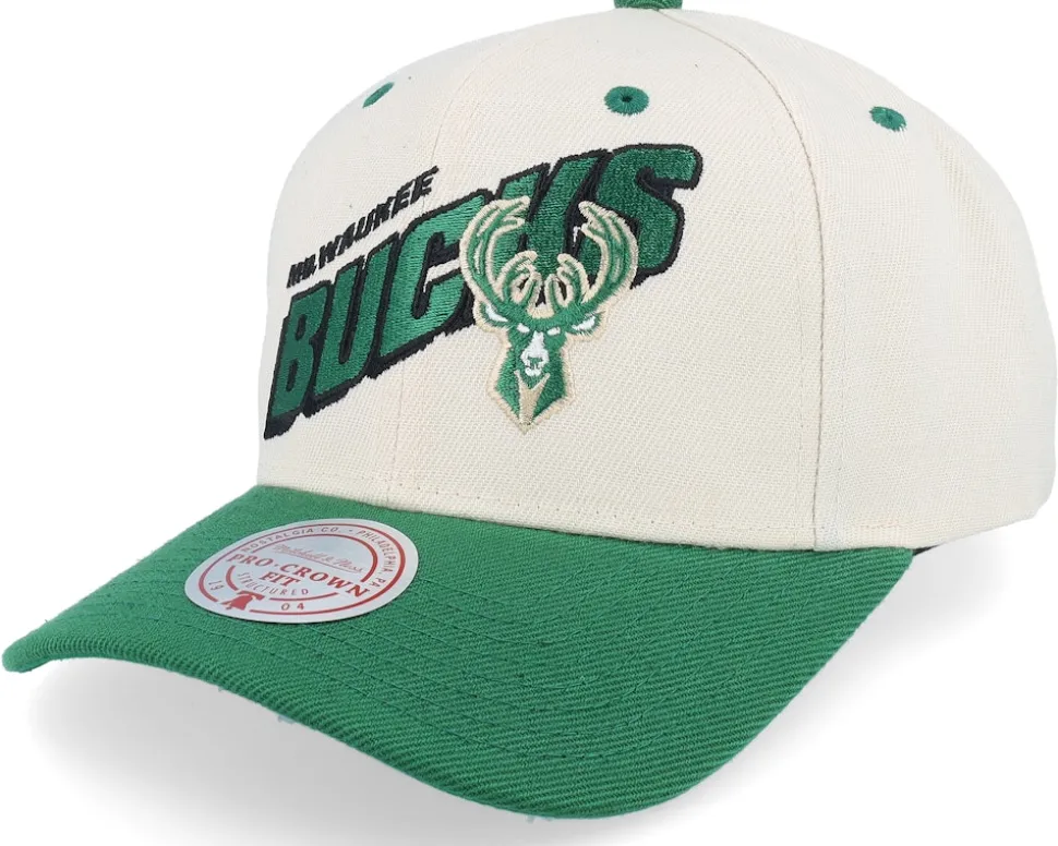 Vegas Golden Knights Retro Type Pro Off White/Black Adjustable - Mitchell & Ness