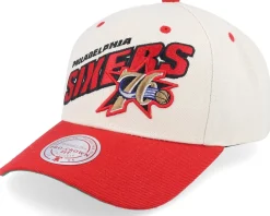 Vegas Golden Knights Retro Type Pro Off White/Black Adjustable - Mitchell & Ness