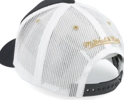 Vegas Golden Knights Sideline Black/White A-frame Trucker - Mitchell & Ness