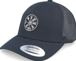 Vegvisir Rungalder Patch Black Trucker - Vikings
