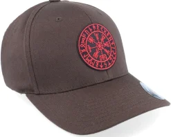 Vegvísir Rungalder Patch Brown Flexfit - Vikings