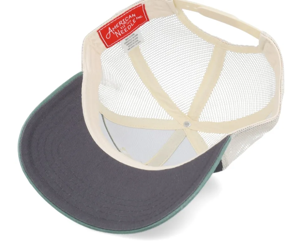 Vermont Domino Ivory/Cool Grey/Cedar Trucker - American Needle