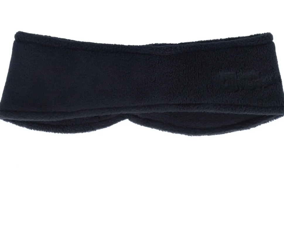 Vertigo Black Headband - Jack Wolfskin