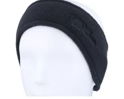 Vertigo Black Headband - Jack Wolfskin