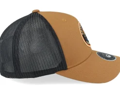 Vibrant Sunset Patch Caramel/Black Trucker - Bearded Man