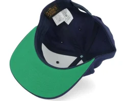 Vibrant Sunset Patch Navy Blue Snapback - Bearded Man