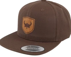 Viking Horned Helmet Classic Dark Brown Snapback - Vikings