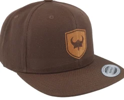 Viking Horned Helmet Classic Dark Brown Snapback - Vikings