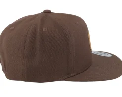 Viking Horned Helmet Classic Dark Brown Snapback - Vikings