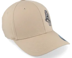 Viking Knot Worm Side Black White Khaki Flexfit - Vikings