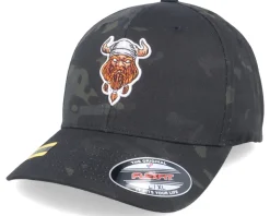 Viking Warrior Patch Multicam Camo Black Flexfit - Vikings