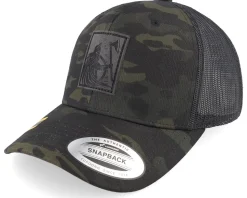 Viking Warrior Tri Grey/Charcoal/Black Trucker - Vikings