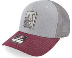 Viking Warrior Tri Grey/Charcoal/Black Trucker - Vikings