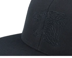 Viking Wolf Black/Black Snapback - Vikings