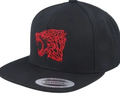 Viking Wolf Black/Black Snapback - Vikings