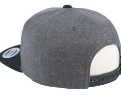 Viking Wolf Charcoal Grey/Black Snapback - Vikings