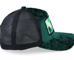 Vikings Aurora Sky Velvet Green/Black A-Frame Trucker - Calza Pennello