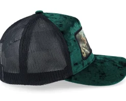 Vikings Fighting Battlefield Velvet Green/Black A-Frame Trucker - Calza Pennello