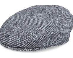 Vincent Soft Casual Black/Grey Flat Cap - Mayser
