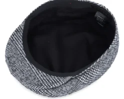 Vincent Soft Casual Black/Grey Flat Cap - Mayser