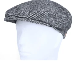 Vincent Soft Casual Black/Grey Flat Cap - Mayser