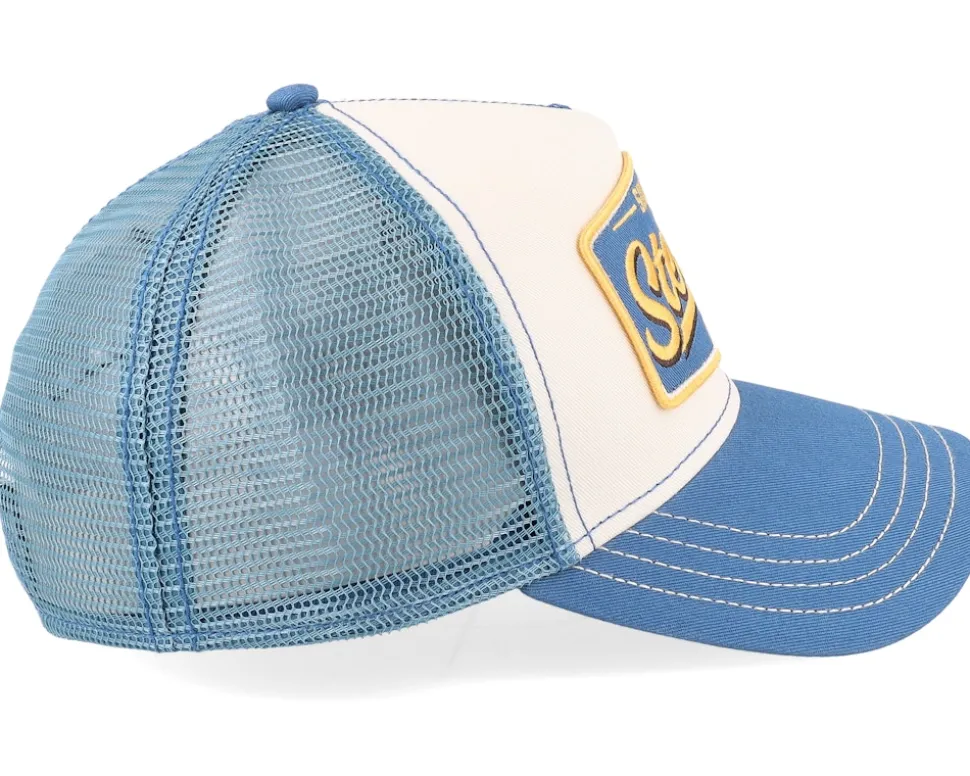 Vintage Blue/White Trucker - Stetson