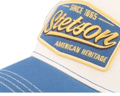 Vintage Blue/White Trucker - Stetson