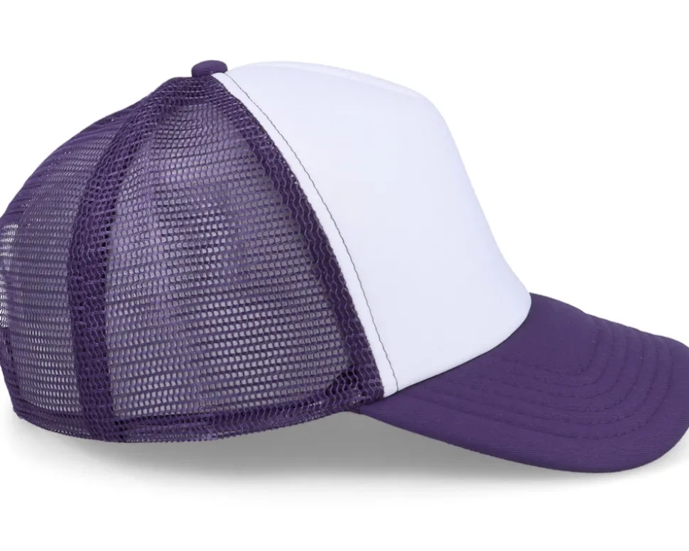 Vintage Foam Purple/White Trucker - Beechfield
