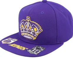 Vintage Hat Trick Purple Snapback - Mitchell & Ness