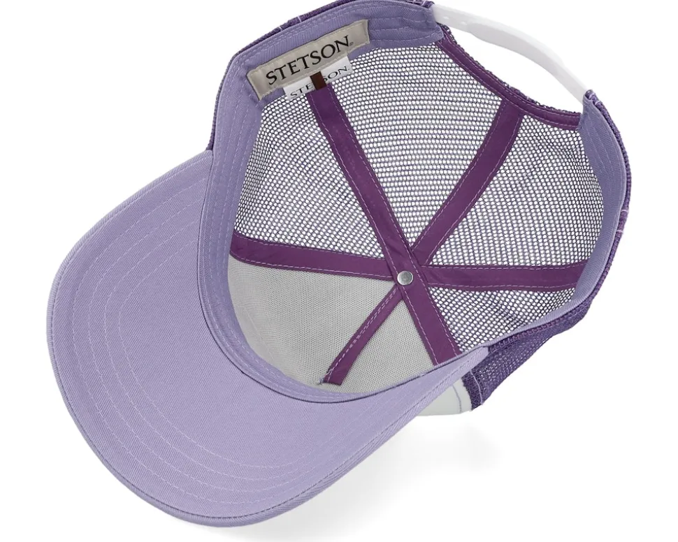Vintage Lilac/Off White A-Frame Trucker - Stetson