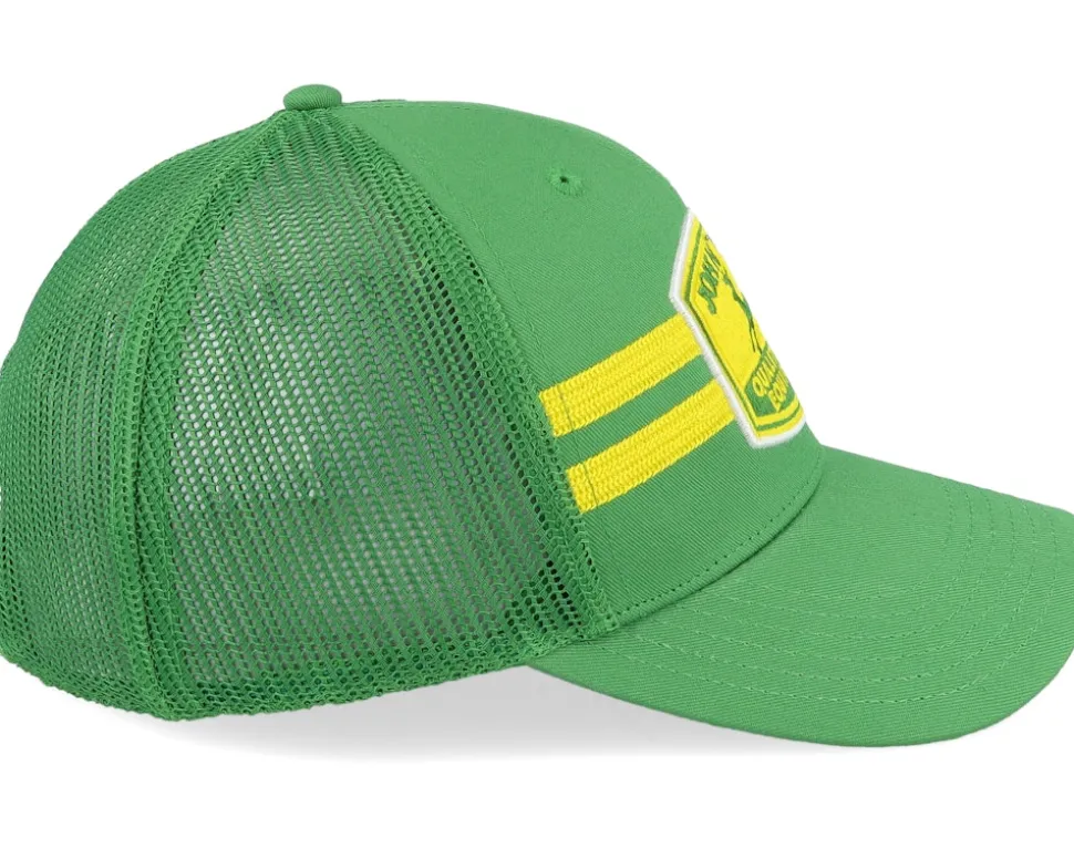 Vintage Patch Chain Stitch Green Trucker - John Deere