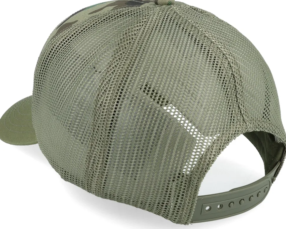 Vintage Patch Dark Green/Camo/Black Baseball Cap Trucker - John Deere