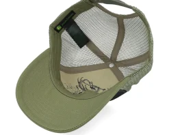 Vintage Patch Dark Green/Camo/Black Baseball Cap Trucker - John Deere
