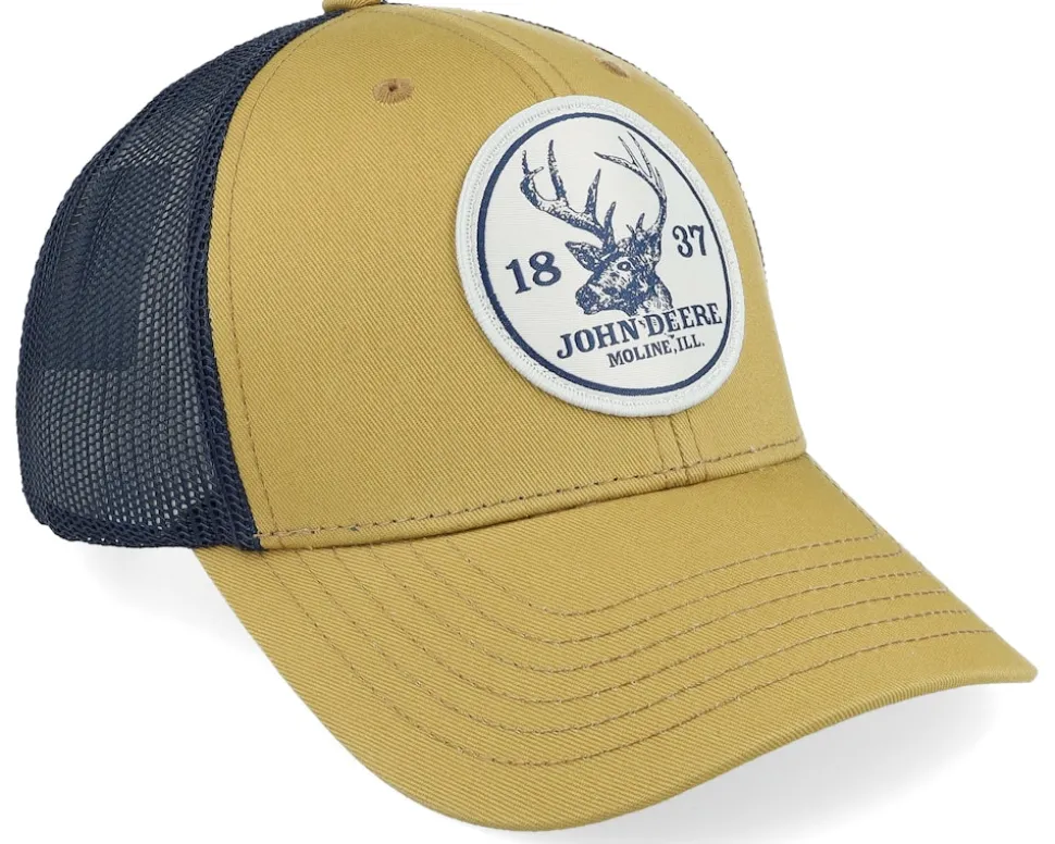 Vintage Sign 1 Navy/Brown Trucker - John Deere