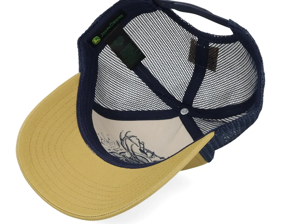 Vintage Sign 1 Navy/Brown Trucker - John Deere