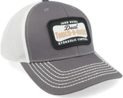 Vintage Touch-o-matic White/Grey Trucker - John Deere