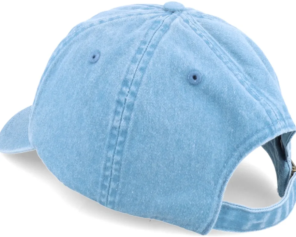 Vintage Washed Denim Light Blue Dad Cap - Iconic