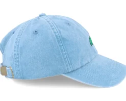 Vintage Washed Denim Light Blue Dad Cap - Iconic