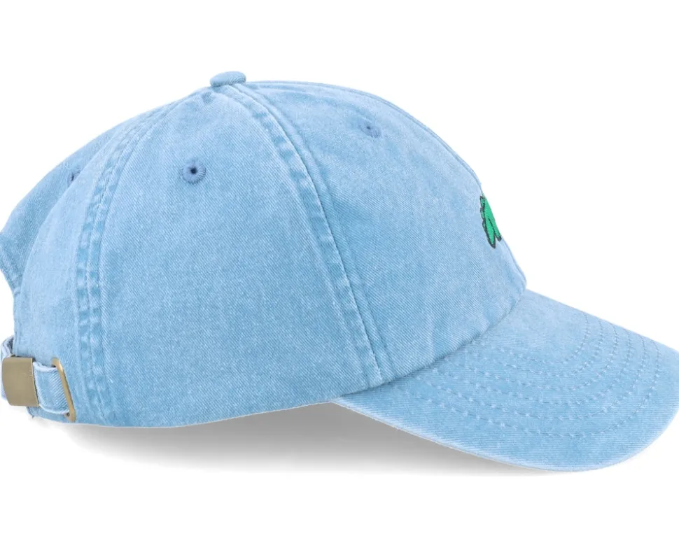 Vintage Washed Denim Light Blue Dad Cap - Iconic