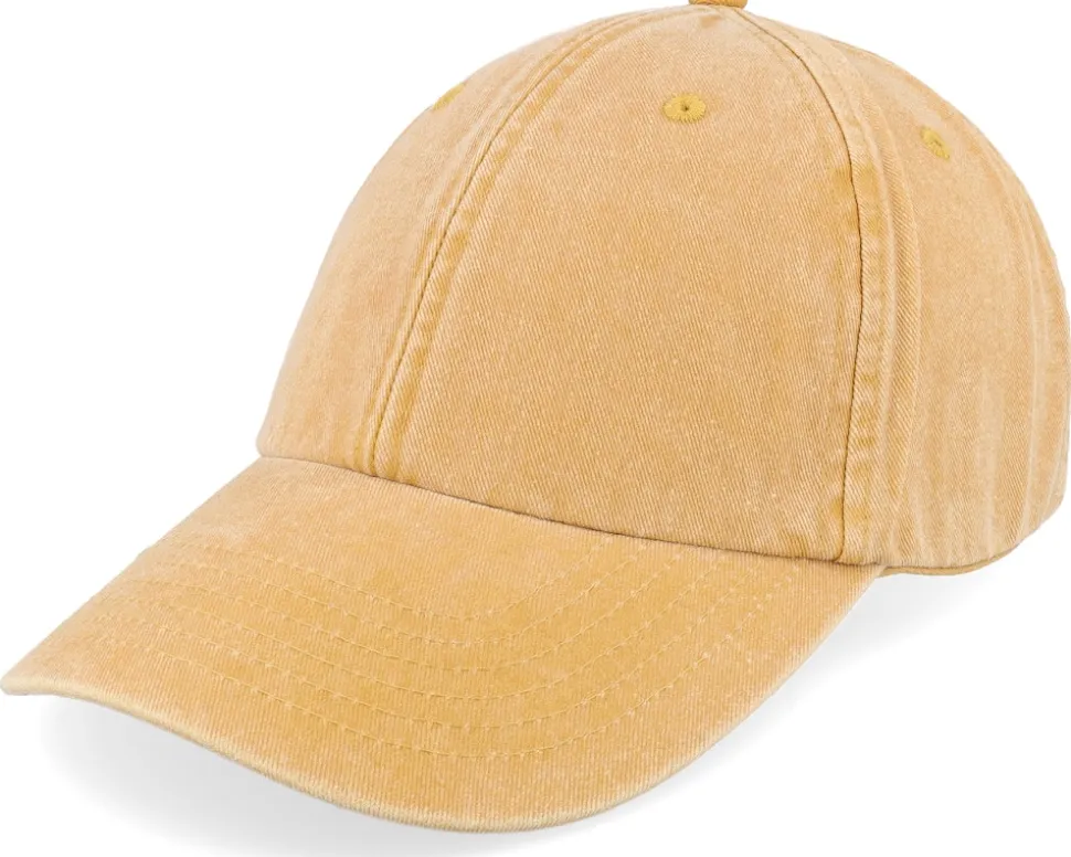 Vintage Washed Mustard Dad Cap - Beechfield