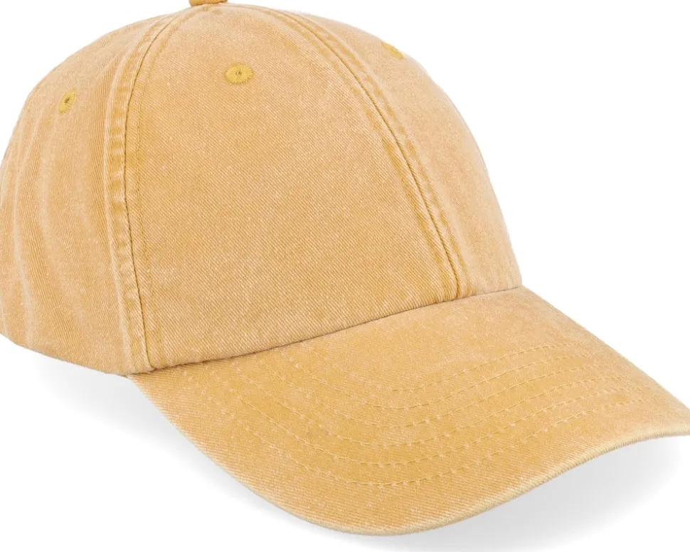 Vintage Washed Mustard Dad Cap - Beechfield
