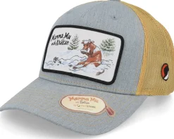 Vinterlek Grey/Gold Trucker - Mamma Mu & Kråkan