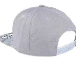 Visor Silver Camo Snapback - Yupoong
