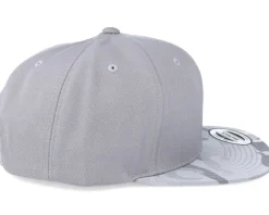 Visor Silver Camo Snapback - Yupoong